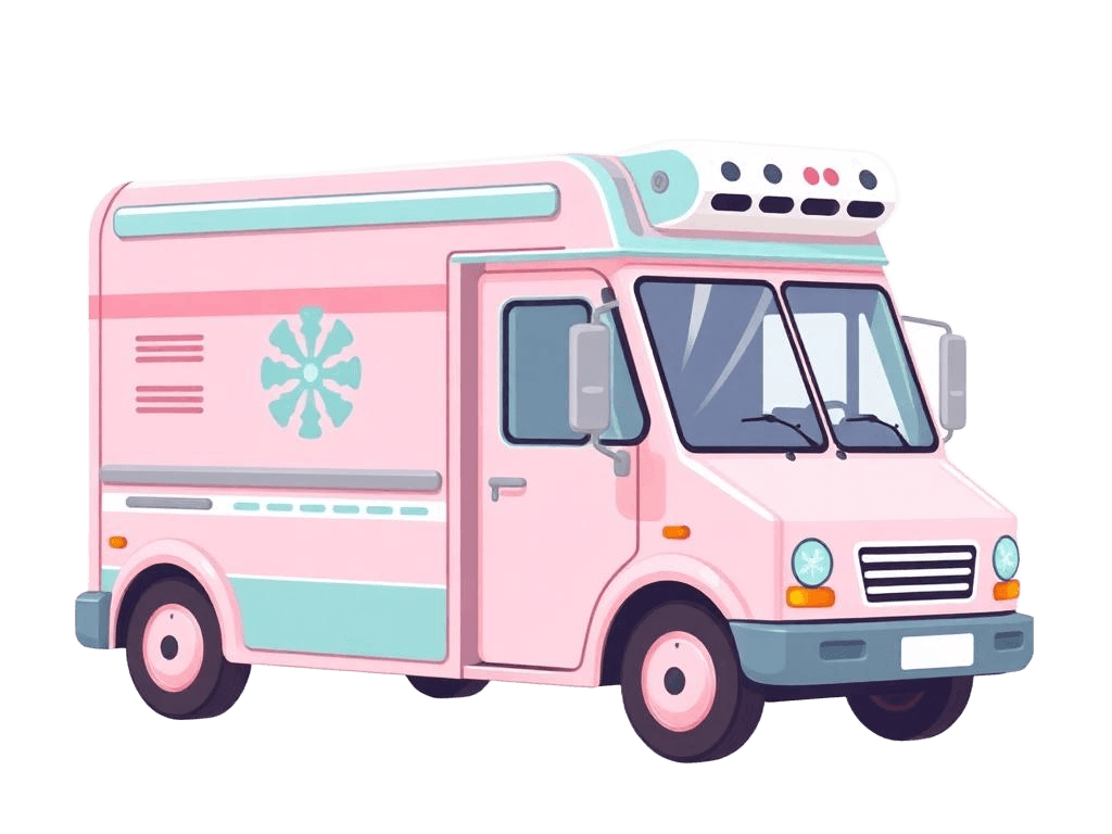 Ice Cream Wala refrigerated delivery truck